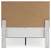 Cayboni Full Panel Bed with Dresser in Whitewash - PKG016587