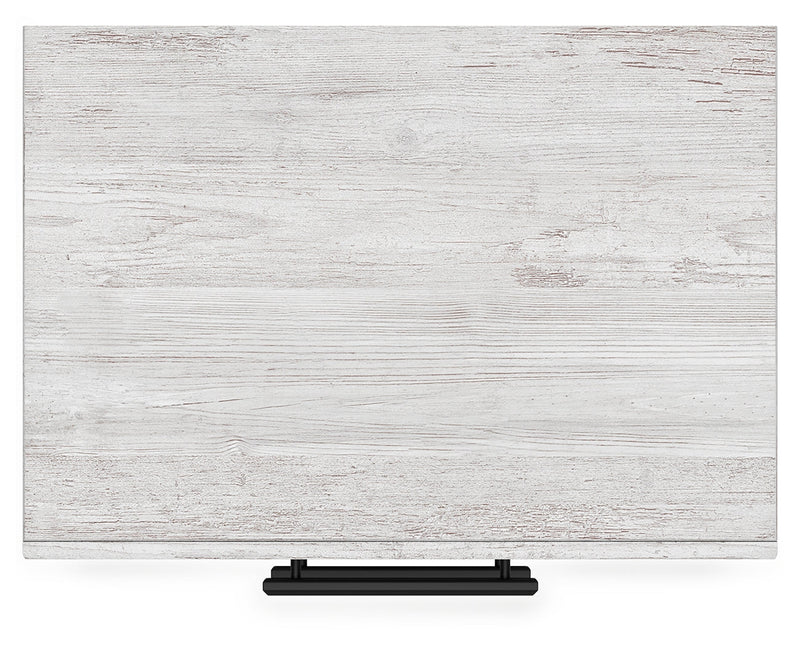 Cayboni King Panel Bed with 2 Nightstands in Whitewash from Ashley - Luna Furniture