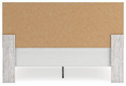Cayboni King Panel Bed with Dresser in Whitewash - PKG019179