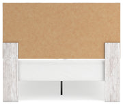 Cayboni Queen Panel Bed with 2 Nightstands in Whitewash from Ashley - Luna Furniture