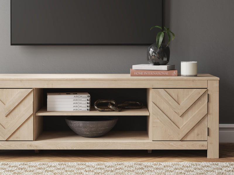 Cayboni Tan 71" TV Stand - W3787-68