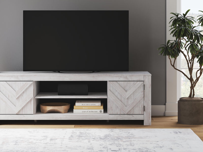 Cayboni Whitewash 71" TV Stand - W3788-68