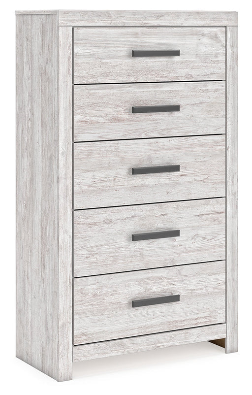 Cayboni Whitewash Chest of Drawers - B3788-46