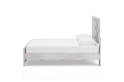Cayboni Whitewash Queen Panel Bed - Gate FurnitureQueen Bed