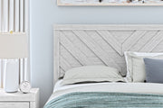 Cayboni Whitewash Queen Panel Bed - Gate FurnitureQueen Bed