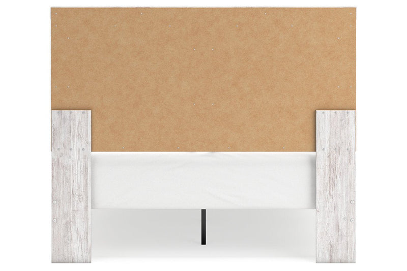 Cayboni Whitewash Queen Panel Bed - Gate FurnitureQueen Bed
