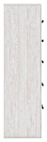Cayboni Whitewash Twin Panel Bed, Dresser and Chest - B3788B11