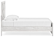 Cayboni Whitewash Twin Panel Bed, Dresser and Chest - B3788B11