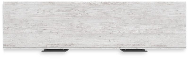 Cayboni Whitewash Twin Panel Bed, Dresser and Chest - B3788B11