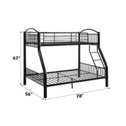 Cayelynn Twin/Full Bunk Bed - 37380BK