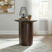 Cayenne Solid Mango Wood Accent Side End Table Walnut - 710777