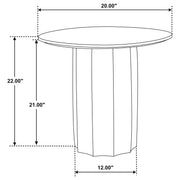 Cayenne Solid Mango Wood Accent Side End Table Walnut - 710777