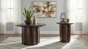 Cayenne Solid Mango Wood Cocktail Coffee Table Walnut - 710778