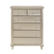 Celandine Silver Upholstered Panel Bedroom Set - Gate FurnitureBedroom Set