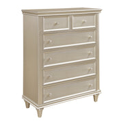 Celandine Silver Upholstered Panel Bedroom Set - Gate FurnitureBedroom Set