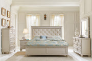 Celandine Silver Upholstered Panel Bedroom Set - Gate FurnitureBedroom Set
