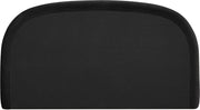 Celine Velvet Upholstered King Bed in Black - CelineBlack-K