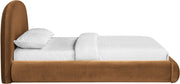 Celine Velvet Upholstered King Bed in Saddle - CelineSaddle-K