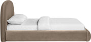 Celine Velvet Upholstered King Bed in Taupe - CelineTaupe-K