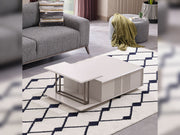 Cenova 3-pieces (Sofa & L Corner & Chair) Livingroom in Cream - Grey - 200-MAX-CEN-TED11-TED12-3L1