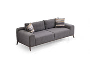 Cenova 3-pieces (Sofa & L Corner & Chair) Livingroom in Cream - Grey - 200-MAX-CEN-TED11-TED12-3L1