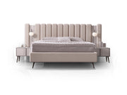 Cenova Bedroom (Queen Frame With Headboard & Dresser With Mirror & 2 Nightstand) - 200-MAX-CEN-150-QB-SET