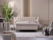 Cenova Bedroom (Queen Frame With Headboard & Dresser With Mirror & 2 Nightstand) - 200-MAX-CEN-150-QB-SET