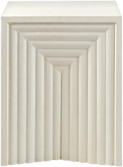 Centennial Iron End Table in Cream - 99047Cream-ET