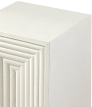 Centennial Iron End Table in Cream - 99047Cream-ET