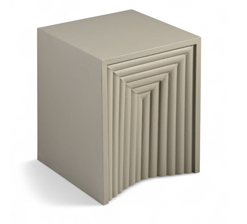 Centennial Iron End Table in Taupe - 99047Taupe-ET