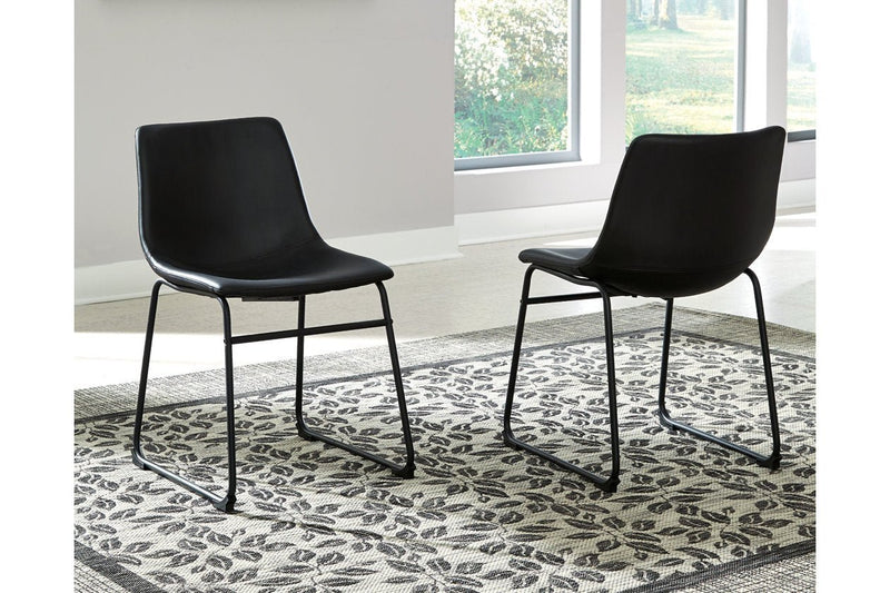 Centiar Black Dining Chair (Set of 2) - Gate FurnitureDining Chair