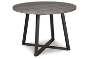 Centiar Black Dining Table and 4 Chairs - Gate FurnitureDining Room Set