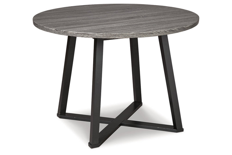 Centiar Black Dining Table and 4 Chairs - Gate FurnitureDining Room Set