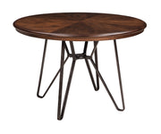 Centiar Brown 5 - Piece Round Dining Set - Gate FurnitureDining Room Set