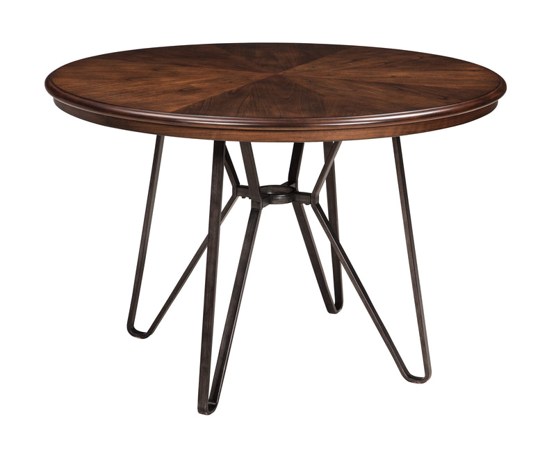 Centiar Brown 5 - Piece Round Dining Set - Gate FurnitureDining Room Set