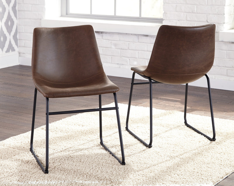 Centiar Brown 5 - Piece Round Dining Set - Gate FurnitureDining Room Set