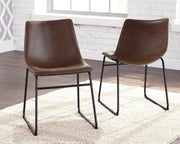 Centiar Brown/Black Dining Chair (Set of 2) - D372-01X2