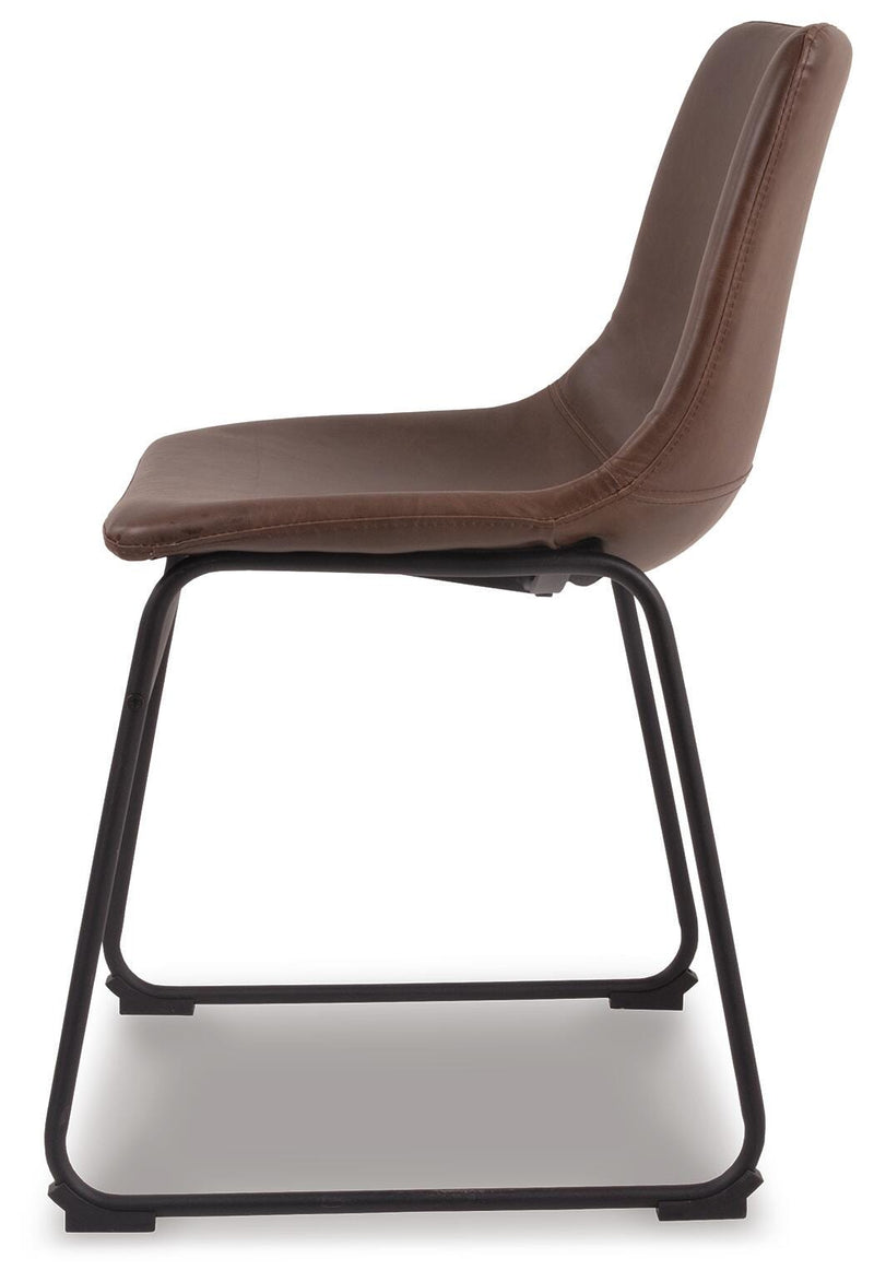 Centiar Brown/Black Dining Chair (Set of 2) - D372-01X2