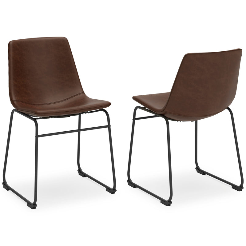 Centiar Brown/Black Dining Chair (Set of 2) - D372-01X2