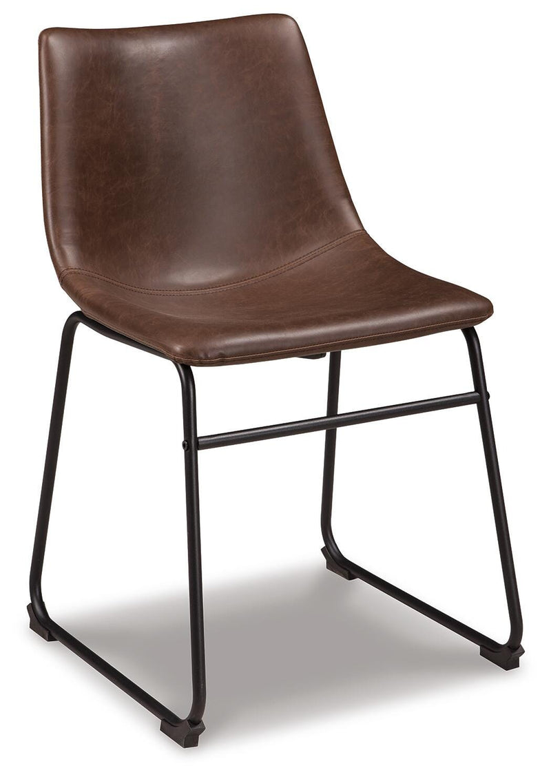Centiar Brown/Black Dining Chair (Set of 2) - D372-01X2