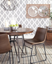 Centiar Brown/Black Dining Chair (Set of 2) - D372-01X2