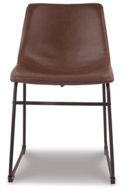Centiar Brown/Black Dining Chair (Set of 2) - D372-01X2
