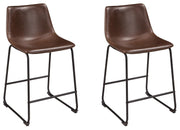 Centiar Brown Counter Height Bar Stool (Set of 2) - D372-124X2