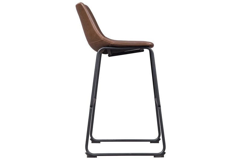 Centiar Brown Pub Height Bar Stool (Set of 2) - Gate FurnitureBarstool