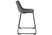 Centiar Gray Counter Height Bar Stool (Set of 2) - Gate FurnitureBarstool