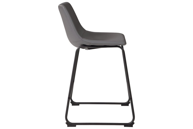 Centiar Gray Counter Height Bar Stool (Set of 2) - Gate FurnitureBarstool