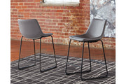 Centiar Gray Counter Height Bar Stool (Set of 2) - Gate FurnitureBarstool