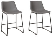 Centiar Gray Counter Height Bar Stool (Set of 2) - D372-824X2