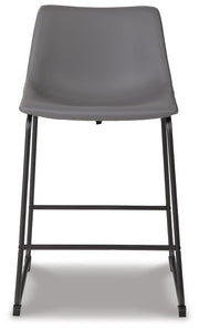 Centiar Gray Counter Height Bar Stool (Set of 2) - D372-824X2