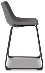 Centiar Gray Counter Height Bar Stool (Set of 2) - D372-824X2